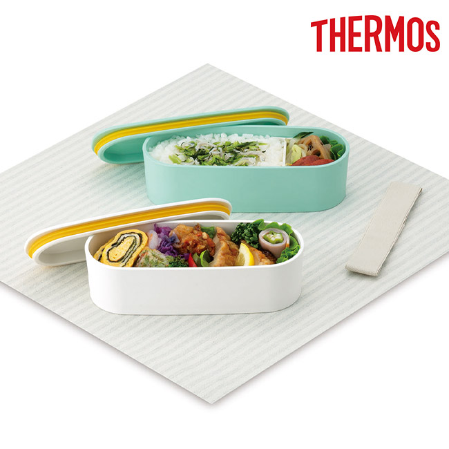 サーモス(THERMOS)フレッシュランチボックス　600ml/DJT（DJT-601W）使用イメージ（ミント）