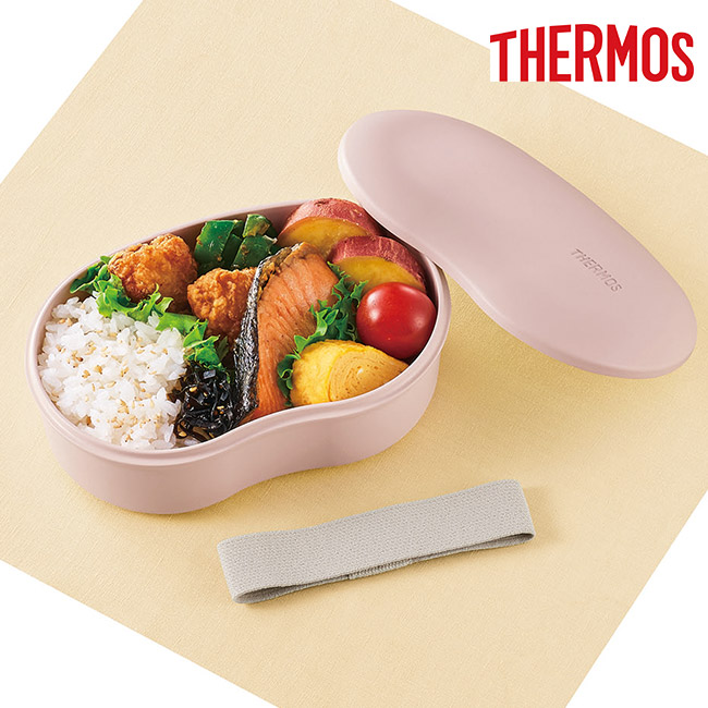 サーモス(THERMOS)フレッシュランチボックス　570ml/DJV（DJV-570）使用イメージ（サクラ・セット一式）