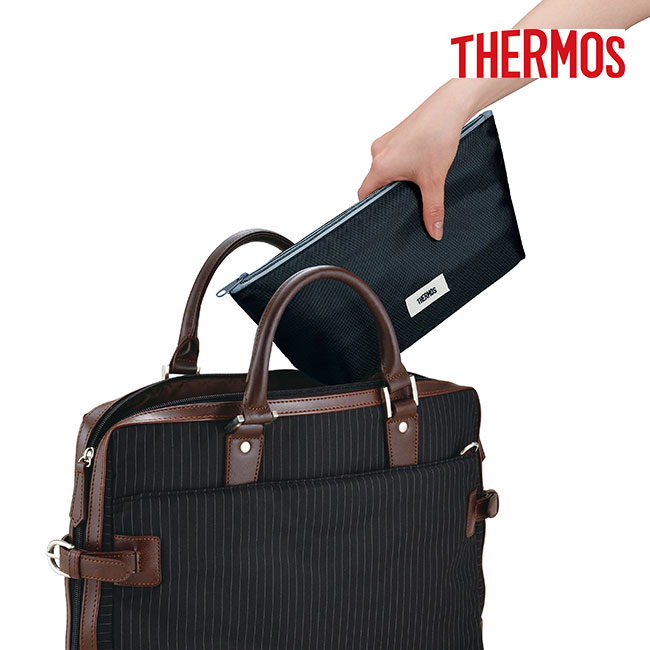 サーモス(THERMOS) フレッシュランチボックス 800ml/DSA（DSA-805W）バッグに入るサイズ感