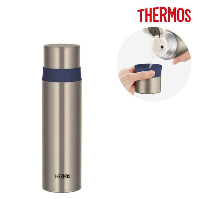 サーモス(THERMOS)ステンレスボトル 500ml/FFM（FFM-502）フタ開けイメ―ジ