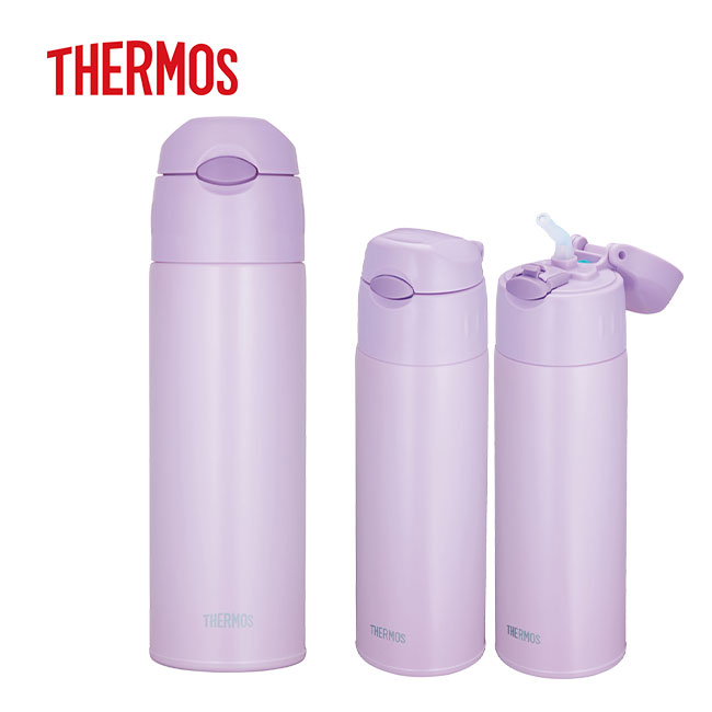 サーモス(THERMOS)真空断熱ストローボトル 550ml(thFHL-551)　ライトパープル（LPL）