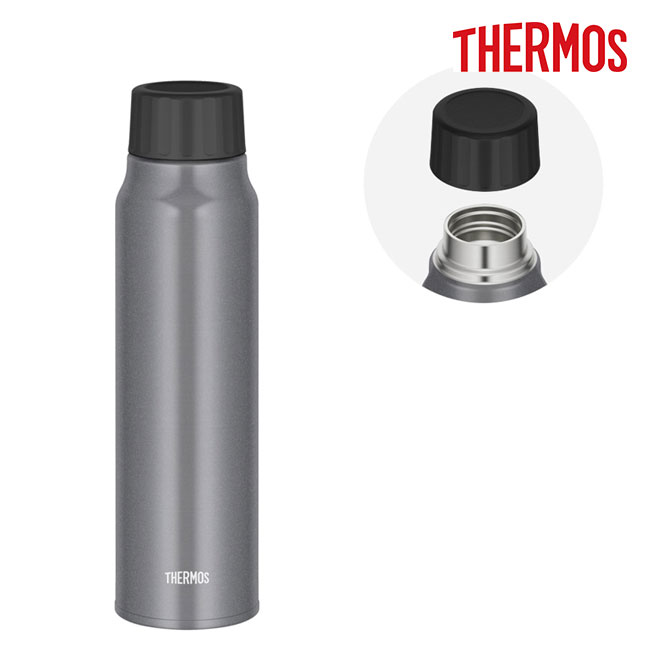 サーモス(THERMOS)保冷炭酸飲料ボトル 1L/FJK（FJK-1000）フタ開けイメージ