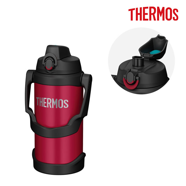 サーモス(THERMOS)真空断熱スポーツジャグ 2L/FJQ（FJQ-2000）フタ開けイメ―ジ