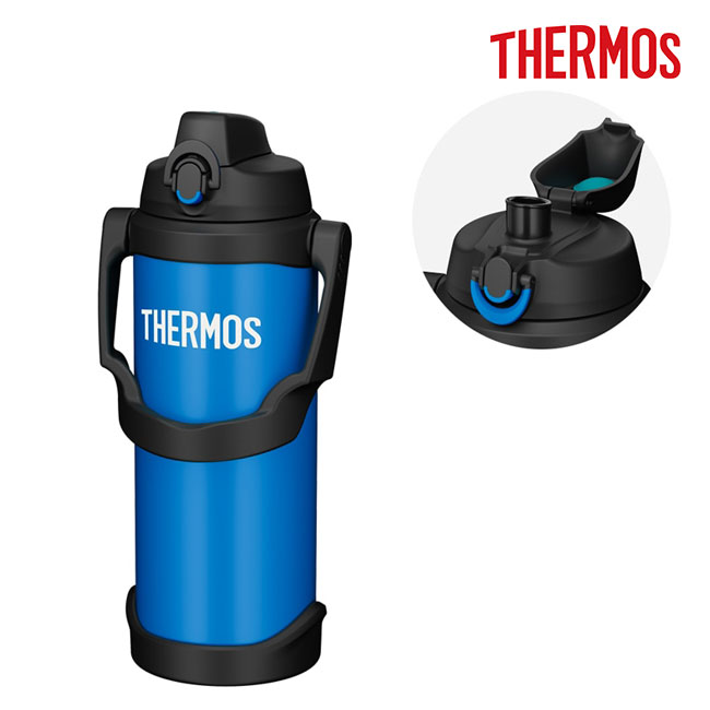 サーモス(THERMOS)真空断熱スポーツジャグ 2.5L/FJQ（FJQ-2500）フタ開けイメ―ジ