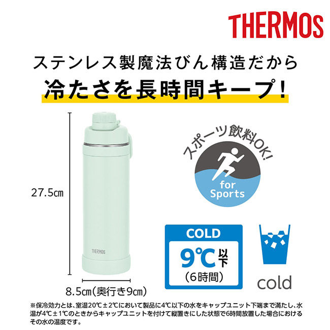 サーモス(THERMOS)真空断熱スポーツボトル 1000ml/FJU（FJU-1001）冷たさを長時間キープ