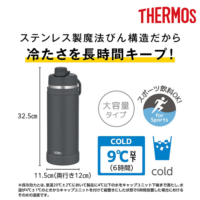 サーモス(THERMOS)真空断熱スポーツボトル 2L/FJU（FJU-2001）冷たさを長時間キープ