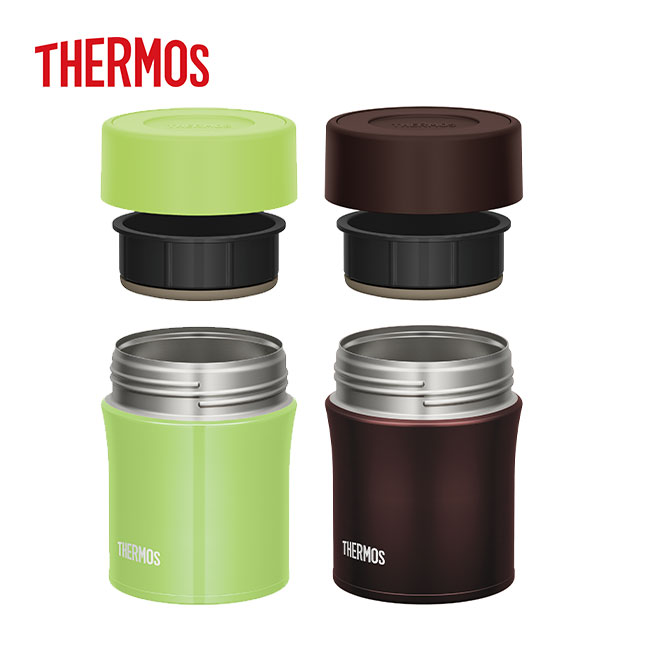 サーモス(THERMOS)真空断熱スープジャー 500ml（thJBM-502）本体　フタ　内フタ