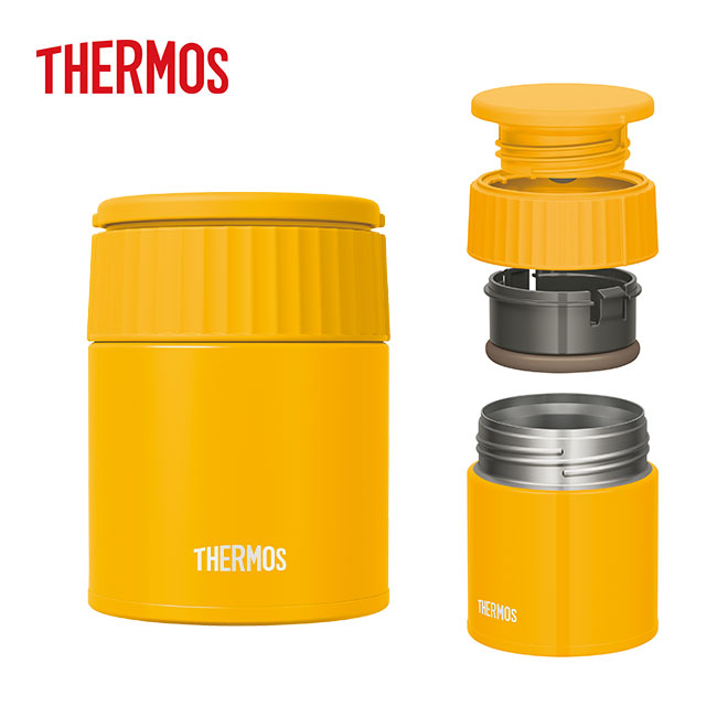 サーモス(THERMOS)真空断熱スープジャー 300ml（thJBQ-301）マスタード（MSD）