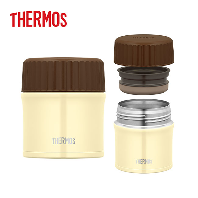 サーモス(THERMOS)真空断熱スープジャー 300ml（thJBU-300）　ホワイト