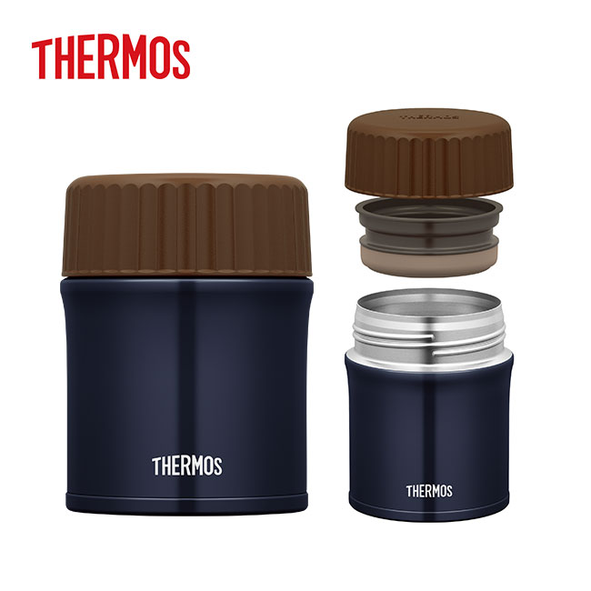 サーモス(THERMOS)真空断熱スープジャー 380ml（thJBU-380）ネイビー