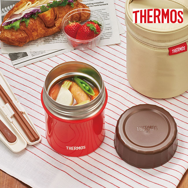 サーモス(THERMOS)真空断熱スープジャー 500ml（thJBX-500）お弁当で活躍