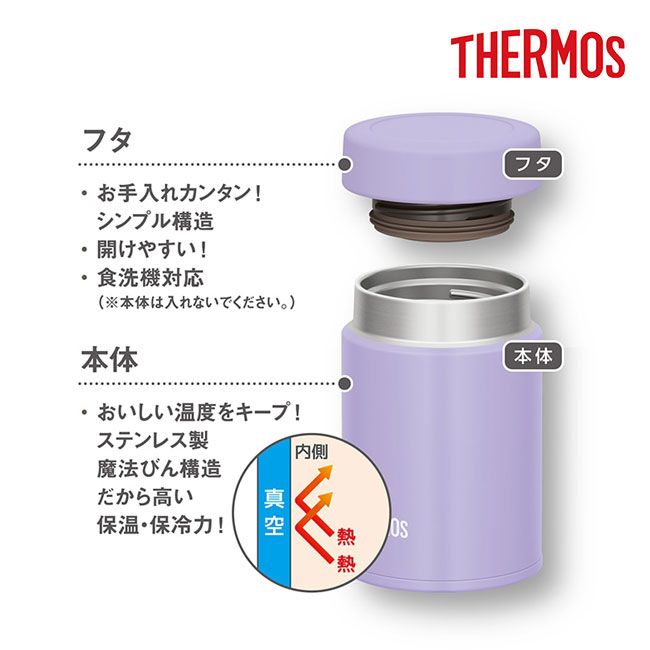 サーモス(THERMOS)真空断熱スープジャー 200ml/JBZ（JBZ-201）商品仕様