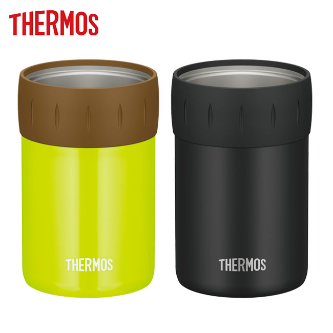 サーモス(THERMOS)保冷缶ホルダー　350ml缶専用（thJCB-352）ライムグリーン・ブラック