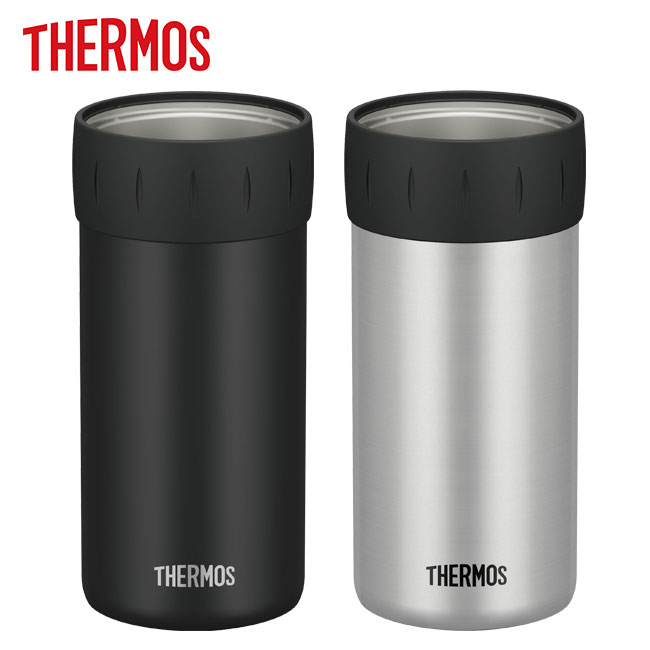 サーモス(THERMOS)保冷缶ホルダー　500ml缶専用（thJCB-500）黒、シルバー