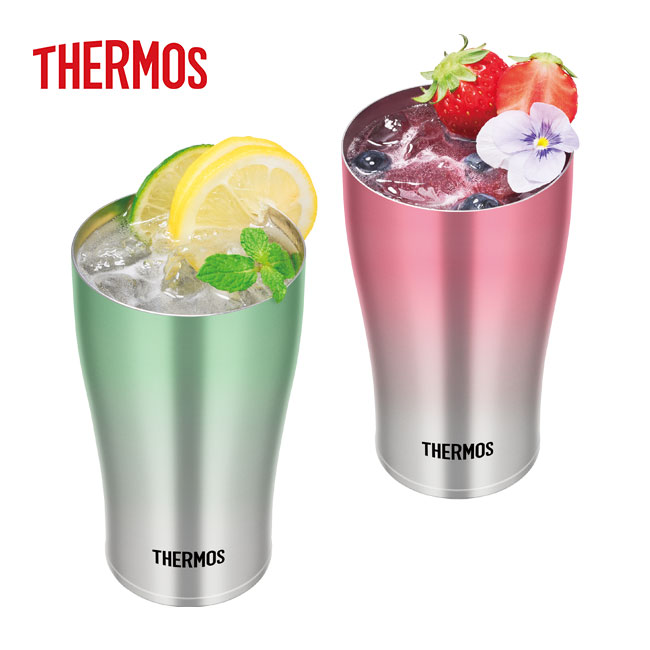 サーモス(THERMOS)真空断熱タンブラー 340ml（thJDE-341C）冷たい飲み物の使用イメージ
