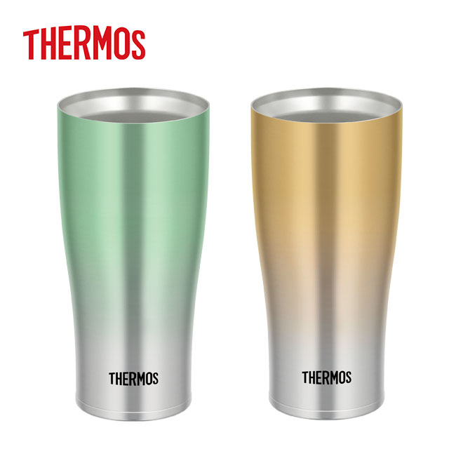 サーモス(THERMOS)真空断熱タンブラー 420ml（thJDE-421C）本体グリーン、ピンク