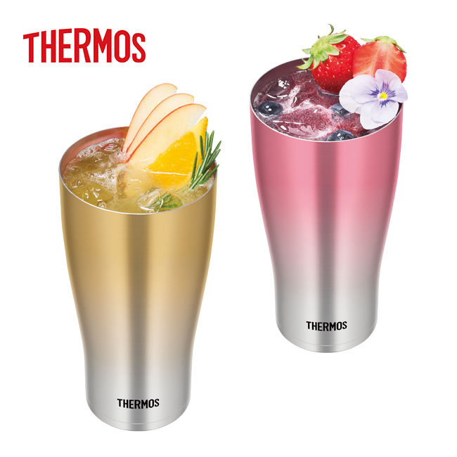 サーモス(THERMOS)真空断熱タンブラー 600ml（thJDE-601C）冷たい飲み物の使用イメージ