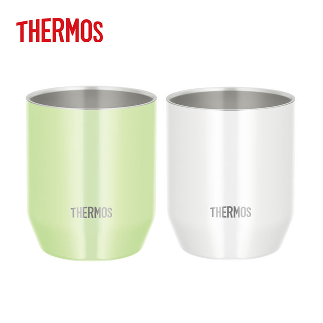 サーモス(THERMOS)真空断熱カップ 360ml（thJDH-360C）本体グリーン、ピンク