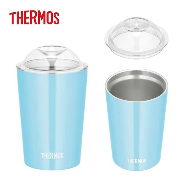 サーモス(THERMOS)保冷ストローカップ 300ml（thJDJ-300）カラー：ライトブルー