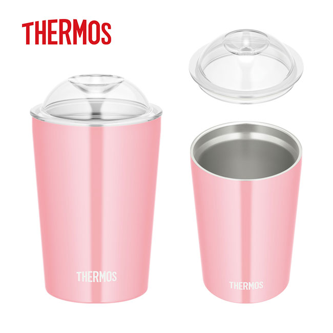 サーモス(THERMOS)保冷ストローカップ 300ml（thJDJ-300）カラー：ライトピンク