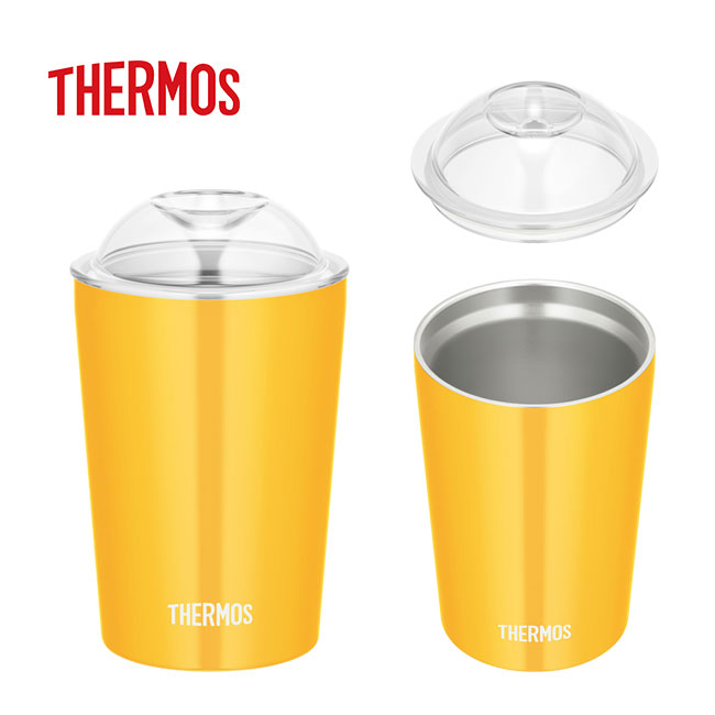 サーモス(THERMOS)保冷ストローカップ 300ml（thJDJ-300）カラー：オレンジ