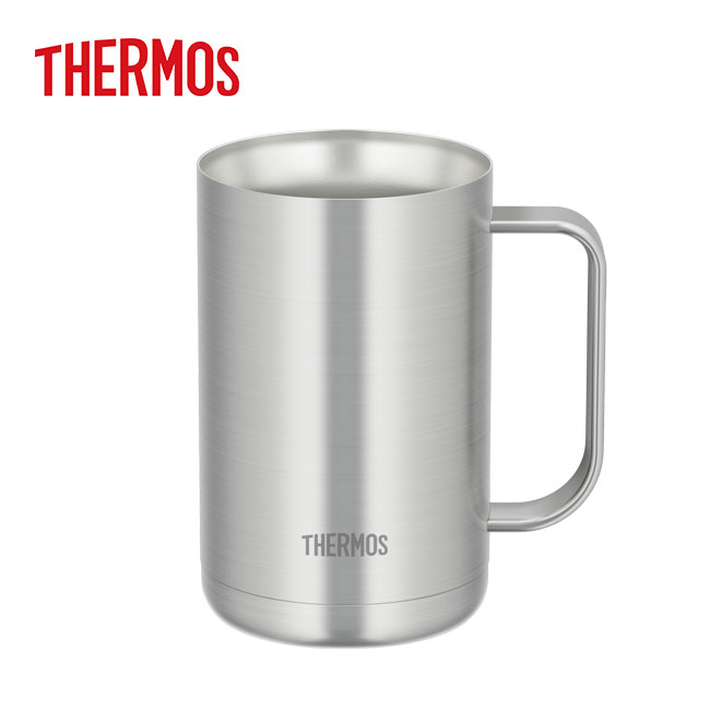 サーモス(THERMOS)真空断熱ジョッキ 600ml プレーンデザイン（thJDK-600-S1）本体