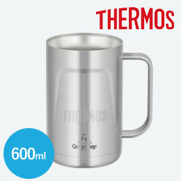 サーモス(THERMOS) 真空断熱ジョッキ 600ml エンボスデザイン