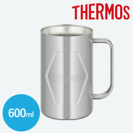 サーモス(THERMOS)真空断熱ジョッキ 600ml/JDKエンボス