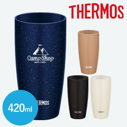 サーモス 陶器調 真空断熱タンブラー 420ml（thJDM-420）商品画像