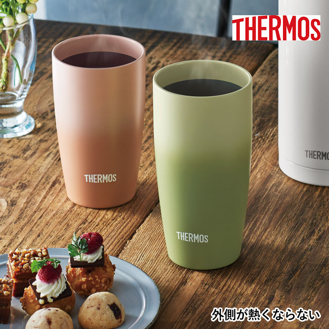 サーモス(THERMOS)真空断熱タンブラー  420ml/JDM（JDM-421）外側が熱くならない