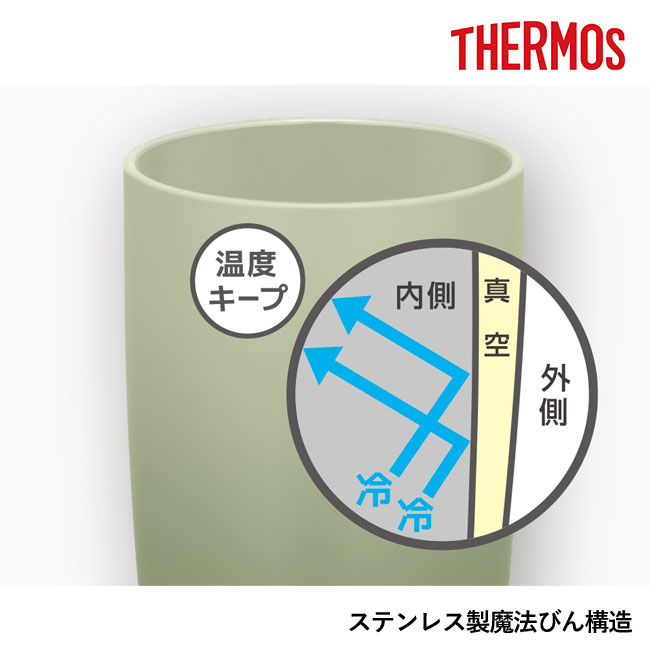 サーモス(THERMOS)真空断熱タンブラー  420ml/JDM（JDM-421）ステンレス製魔法びん構造