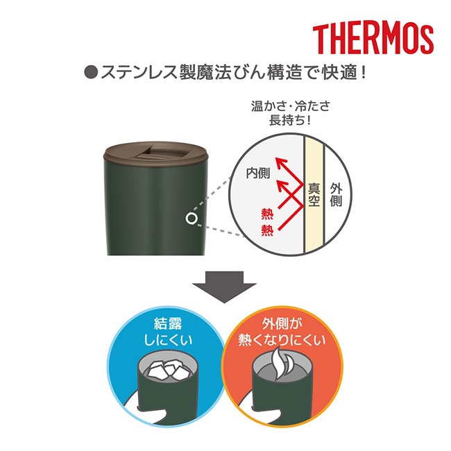 サーモス(THERMOS)真空断熱タンブラー 500ml/JDP（JDP-501）ステンレス製魔法びん構造で快適