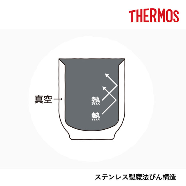 サーモス(THERMOS)真空断熱カップ  240ml/JDT（JDT-240）ステンレス製魔法びん構造