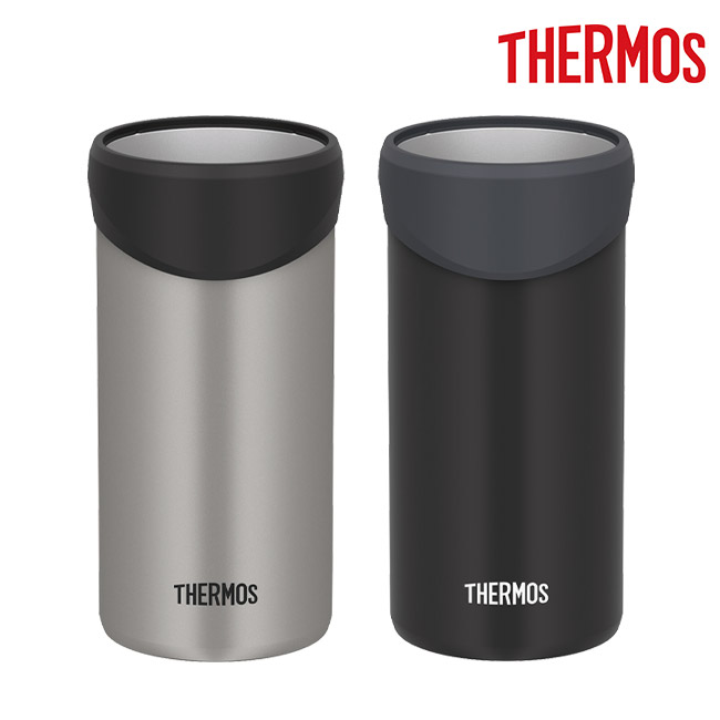 サーモス(THERMOS)保冷缶ホルダー 500ml缶用/JDU(JDU-501)シルバー、ブラック