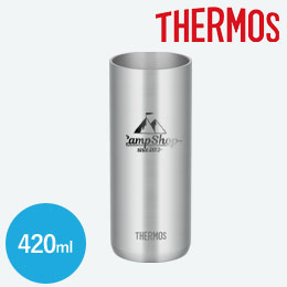 サーモス(THERMOS)真空断熱タンブラー　シルバー420ml/JDW