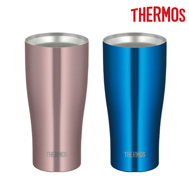 サーモス(THERMOS)真空断熱タンブラー 420ml/JDYカラー（JDY-420C）本体（カカオ、オーシャンブルー）