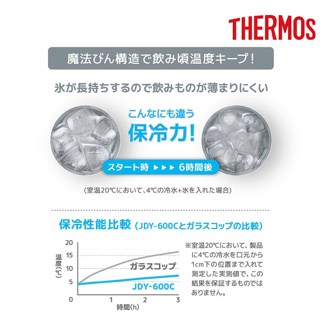 サーモス(THERMOS)真空断熱タンブラー 600ml/JDYカラー（JDY-600C）高い保冷力