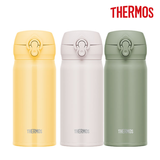 サーモス(THERMOS)真空断熱ケータイマグ 350ml/JNL（JNL-356）クリームイエロー、アッシュホワイト、スモークカーキ