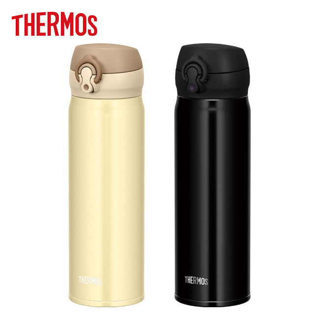 サーモス(THERMOS)真空断熱ケータイマグ　500ml(thJNL-503)クリーミーゴールド、ジェットブラック