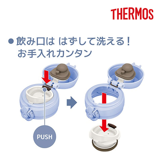 サーモス(THERMOS)真空断熱ケータイマグ 600ml/JNL（JNL-606）飲み口ははずして洗える
