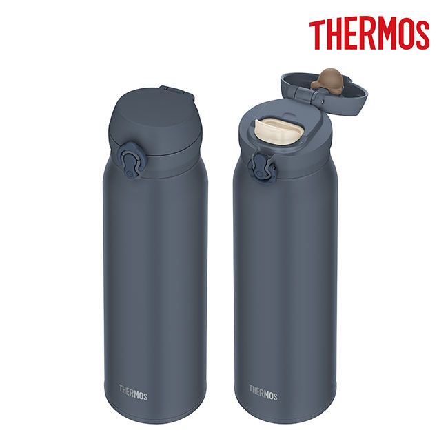 サーモス(THERMOS)真空断熱ケータイマグ 1000ml/JNL-S（JNL-S1000）フタと飲み口は大きく開いて飲みやすい