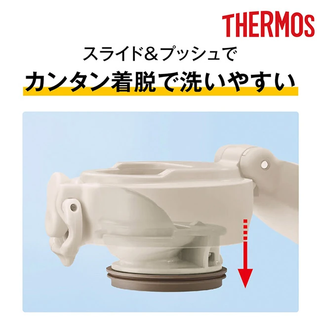 サーモス(THERMOS)真空断熱ケータイマグ 500ml/JNL-S(JNL-S501) スライド&プッシュでカンタン着脱、洗いやすい構造