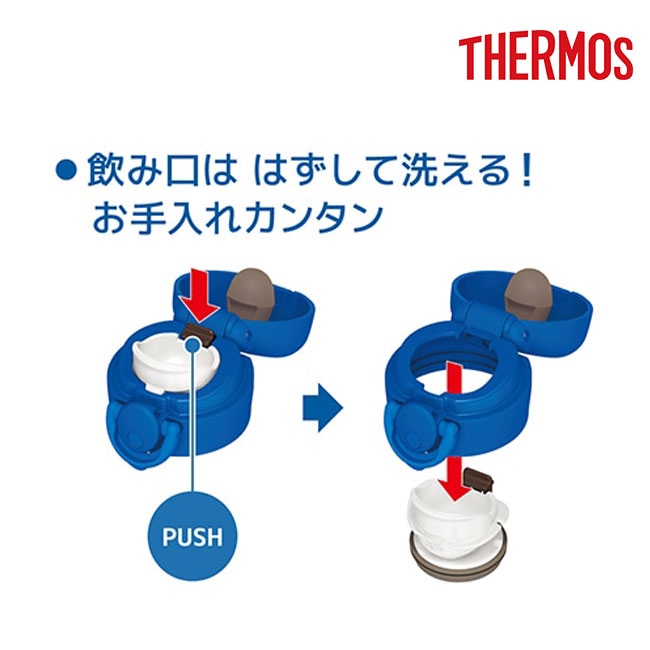 サーモス(THERMOS)真空断熱ケータイマグ 600ml/JNR【在庫限り商品】（JNR-603）飲み口ははずして洗える