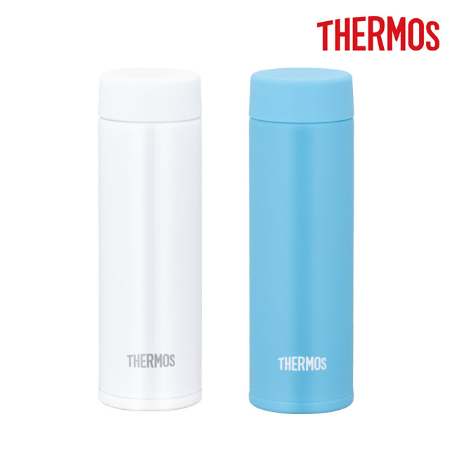 サーモス(THERMOS)真空断熱ポケットマグ 150ml（thJOJ-150）ホワイト、ライトブルー