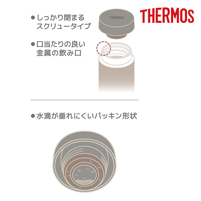 サーモス(THERMOS)真空断熱ケータイマグ 350ml/JON（JON-351）しっかりしまるスクリュータイプ