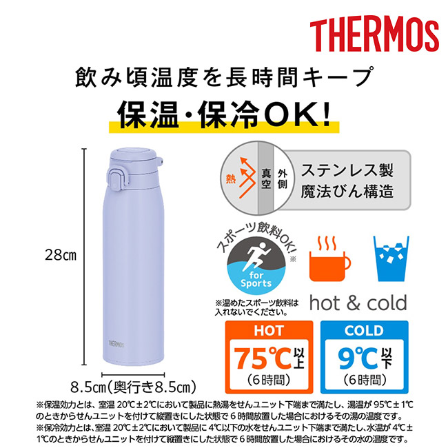 サーモス(THERMOS)真空断熱ケータイマグ 1000ml/JOS（JOS-1001）保温・保冷OK