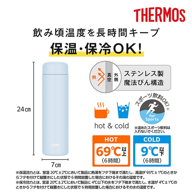 サーモス(THERMOS)真空断熱ケータイマグ 650ml/JPB（JPB-650）飲み頃温度を長時間キープ　保温・保冷OK