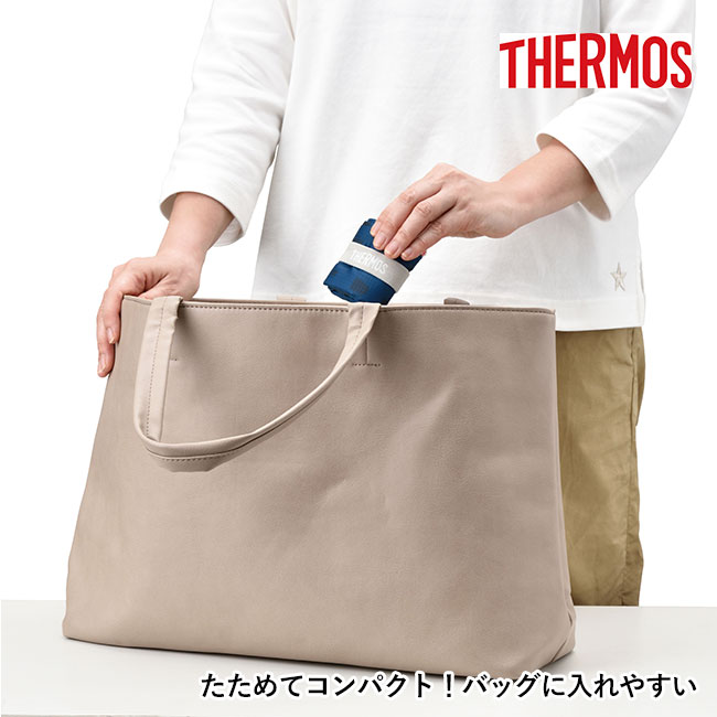 サーモス(THERMOS)ポケットバッグ  約18L（REX-018）たためてコンパクトなのでバッグに入れやすい