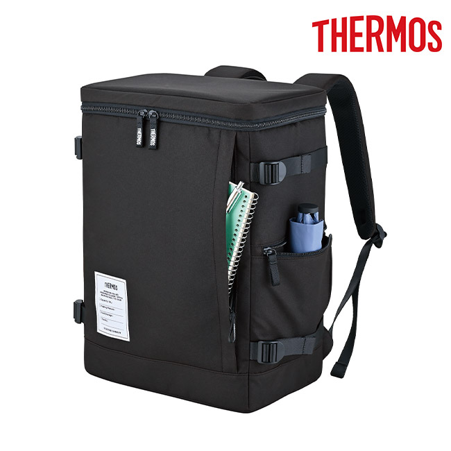 サーモス(THERMOS)保冷バックパック 25L/RFP（RFP-025）オールブラック（収納イメージ）