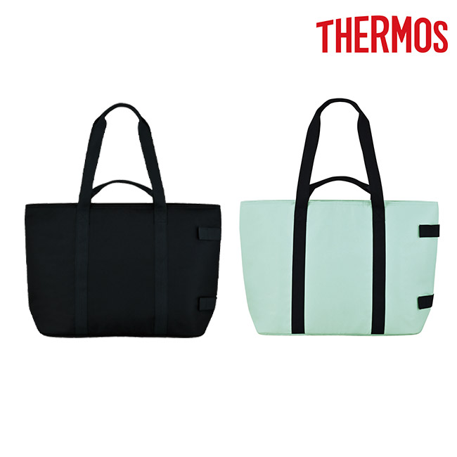 サーモス(THERMOS)保冷ビッグトートバッグ/RFP（RFQ-036）オールブラック,ミントグリーン（背面）